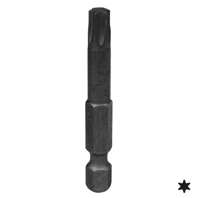 Вставка (бита) торцевая 1/4", Torx, Т40, 50 мм, для шуруповерта KING TONY 715040T