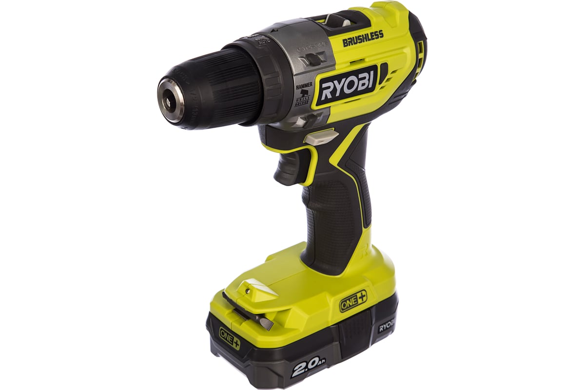 Аккумуляторная дрель-шуруповерт, ударная, ONE+,18В RYOBI R18PD5-220S