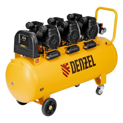 Компрессор поршневой DLP 4500/150, коаксиальный, безмаслянный DENZEL 58146