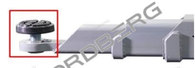 Опора винтовая регулируемая, 65х50 мм NORDBERG 01-00014066