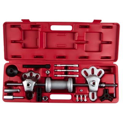 Обратный молоток универсальный с принадлежностями, кейс, 17 предметов МАСТАК 100-40017C