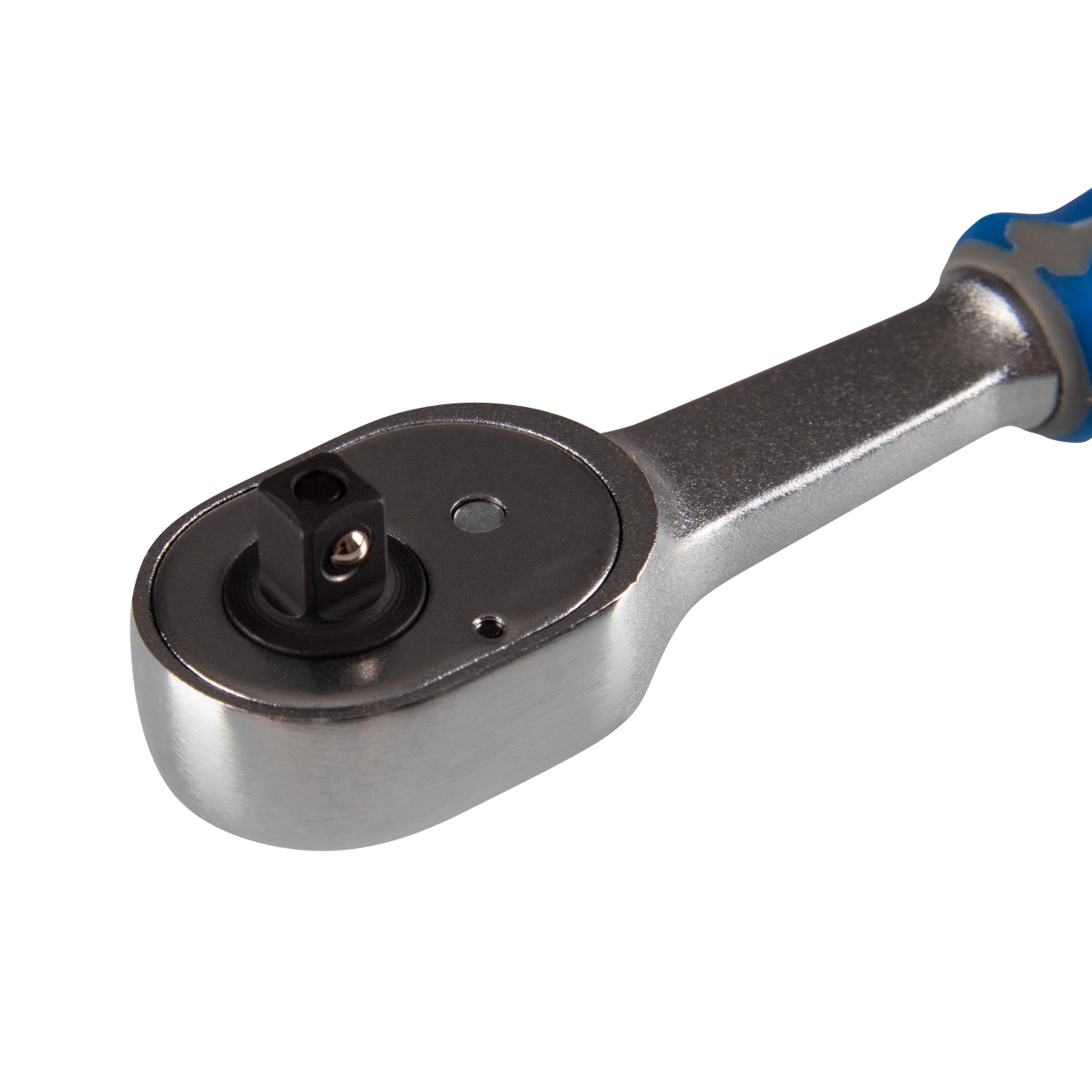 Трещотка 1/4", 134 мм, 24 зубца, флажковая с кнопкой, фиксатор KING TONY 2771-55G