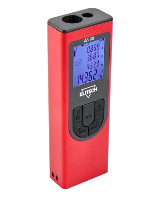 Дальномер лазерный, 0,03-60 м ELITECH ДМ ДЛ 60