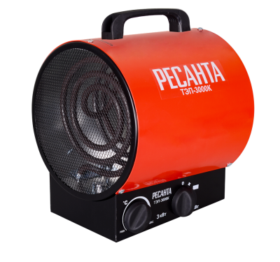 Пушка тепловая ТЭП-3000К, 3,0 кВт, электрическая РЕСАНТА 67/1/8