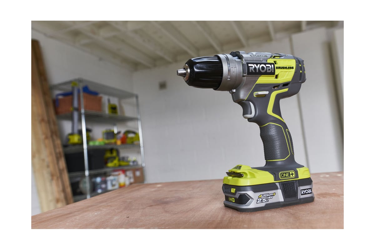 Аккумуляторная дрель-шуруповерт ONE+,18В RYOBI R18DDBL-225B