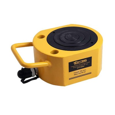 Цилиндр гидравлический, 100 т, ход 69 мм, телескопический CAR-TOOL CT-T10069