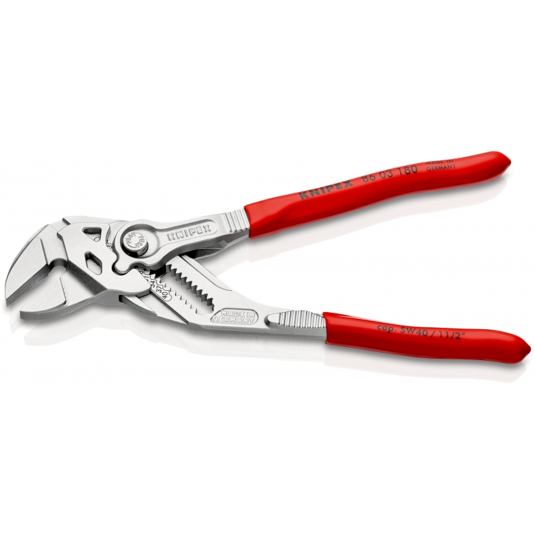 Захват-ключ переставной 180 мм, 0-40 мм, быстрозажимной механизм KNIPEX KN-8603180