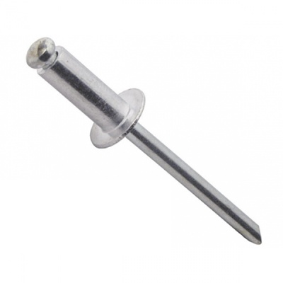 Заклепка алюминиевая, 4,0 х 10 мм, 1 шт BRALO 01010004010