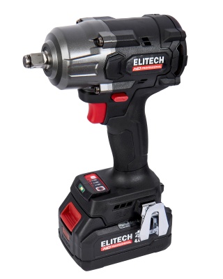 Гайковерт аккумуляторный ударный 1/2", 850Нм, 20 В, кейс ELITECH HD CW 2009SL (E2201.059.01)