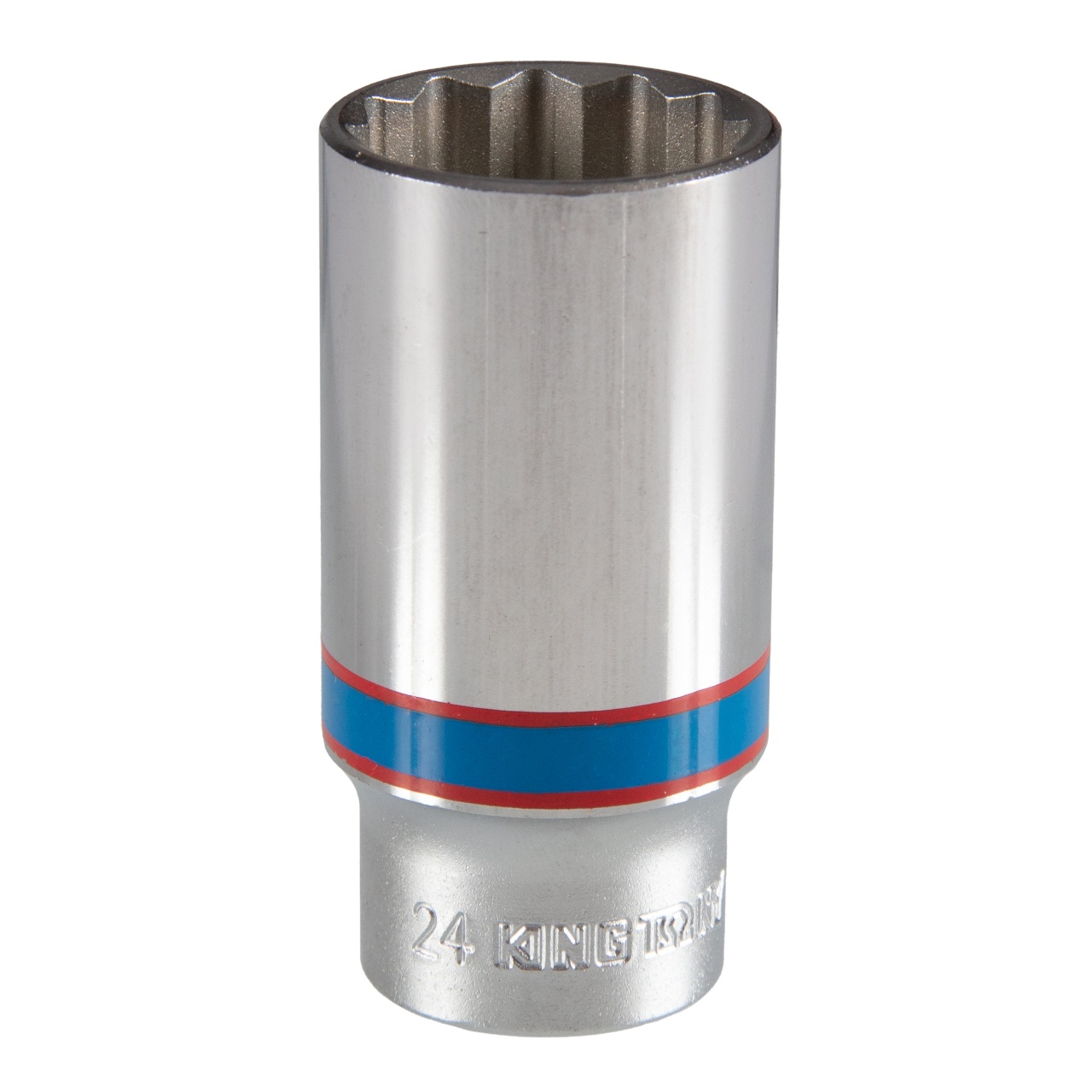 Головка торцевая глубокая двенадцатигранная 3/8", 24 мм KING TONY 323024M