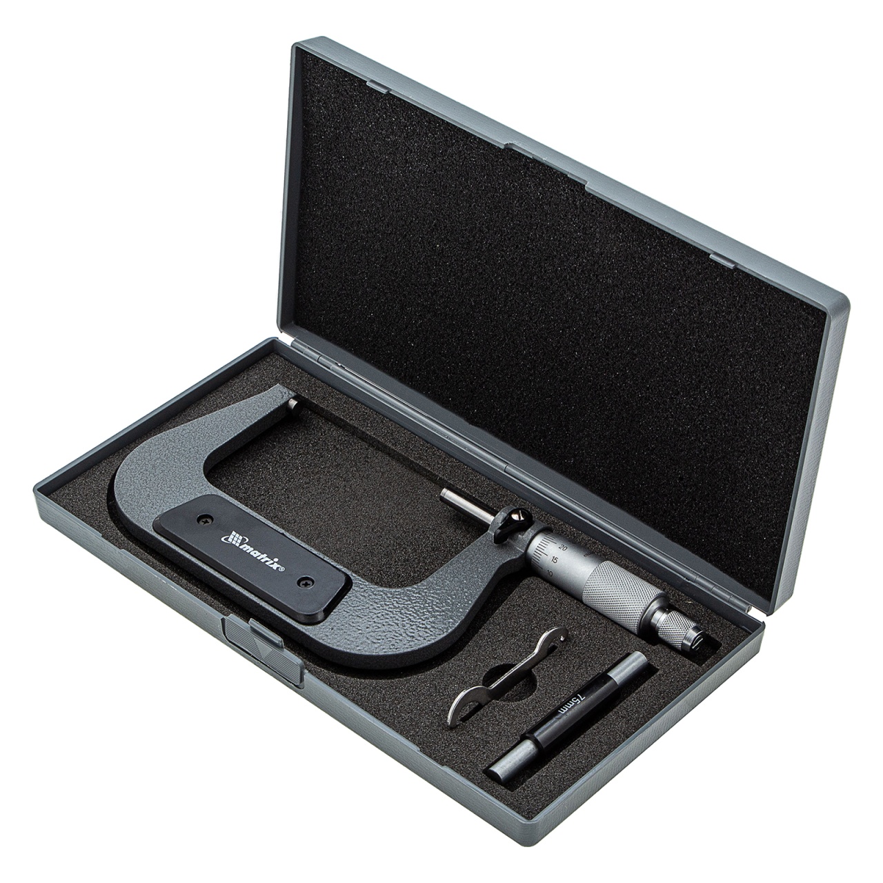 Микрометр гладкий МК-100, 0,01 мм MATRIX 317005