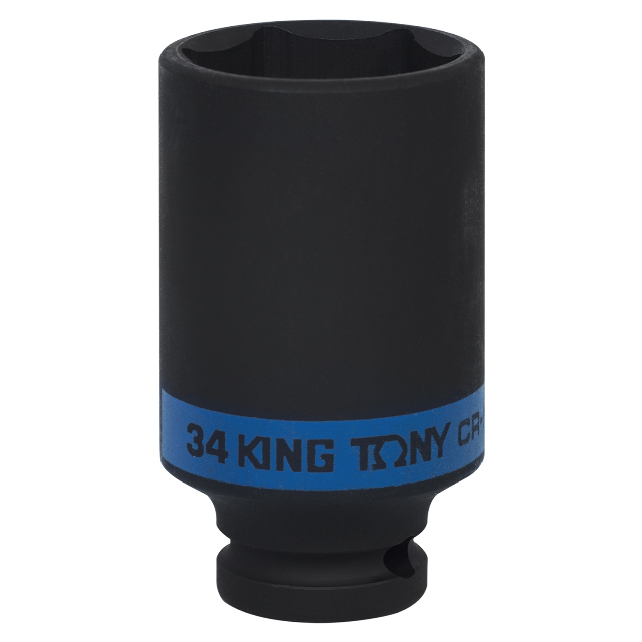 Головка торцевая ударная глубокая шестигранная 1/2", 34 мм KING TONY 443534M