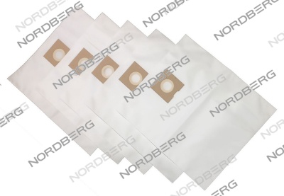 Ремкомплект для пылесоса NV34, мешки для верхней камеры, 5 шт NORDBERG NV34#DUSTBAG_T