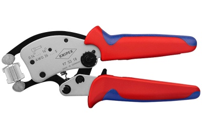 Кримпер храповичный для обжима контактных гильз, 200 мм KNIPEX KN-975318