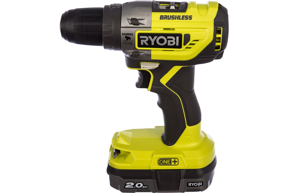 Аккумуляторная дрель-шуруповерт, ударная, ONE+,18В RYOBI R18PD5-220S