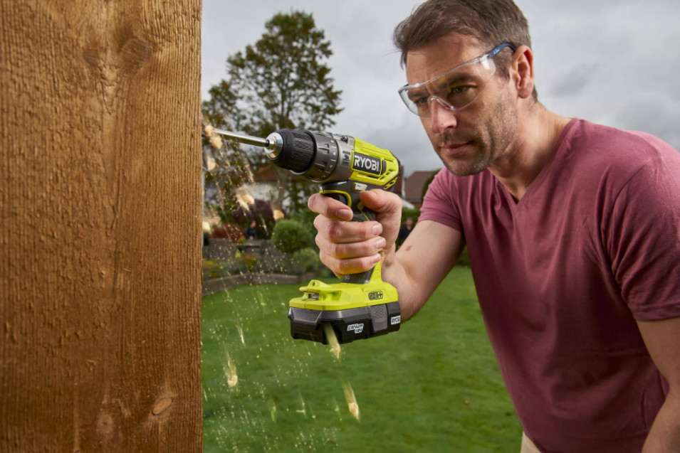 Аккумуляторная дрель-шуруповерт, ударная, ONE+,18В RYOBI R18PD2-220S