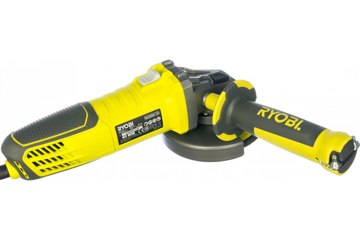 Шлифмашина угловая (УШМ), 125 мм, 950 Вт RYOBI RAG950-125S