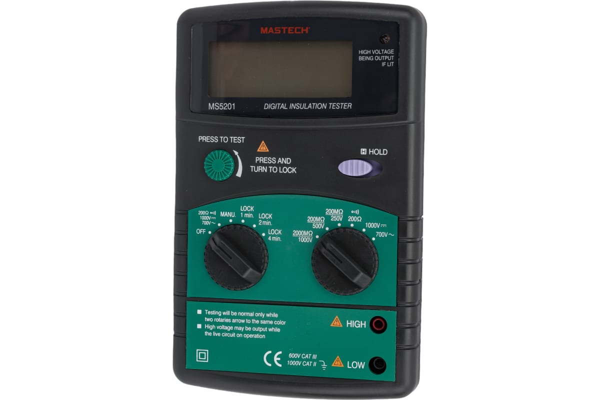 Мегоомметр цифровой MASTECH MS5201