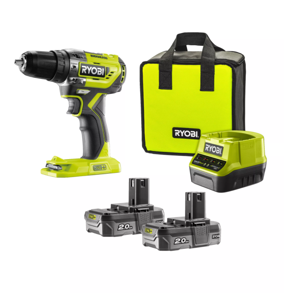 Аккумуляторная дрель-шуруповерт, ударная, ONE+,18В RYOBI R18PD5-220S