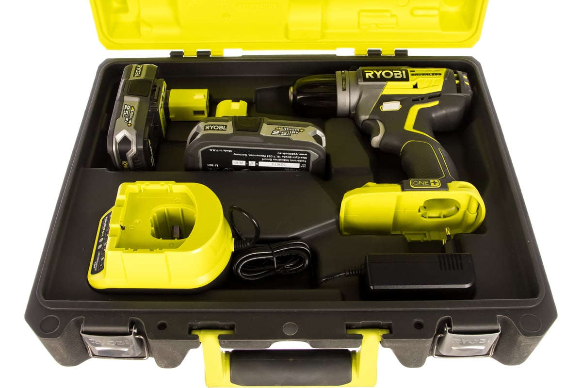 Аккумуляторная дрель-шуруповерт ONE+,18В RYOBI R18DDBL-225B