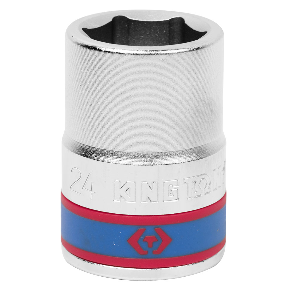 Головка торцевая стандартная шестигранная 3/4", 24 мм KING TONY 633524M