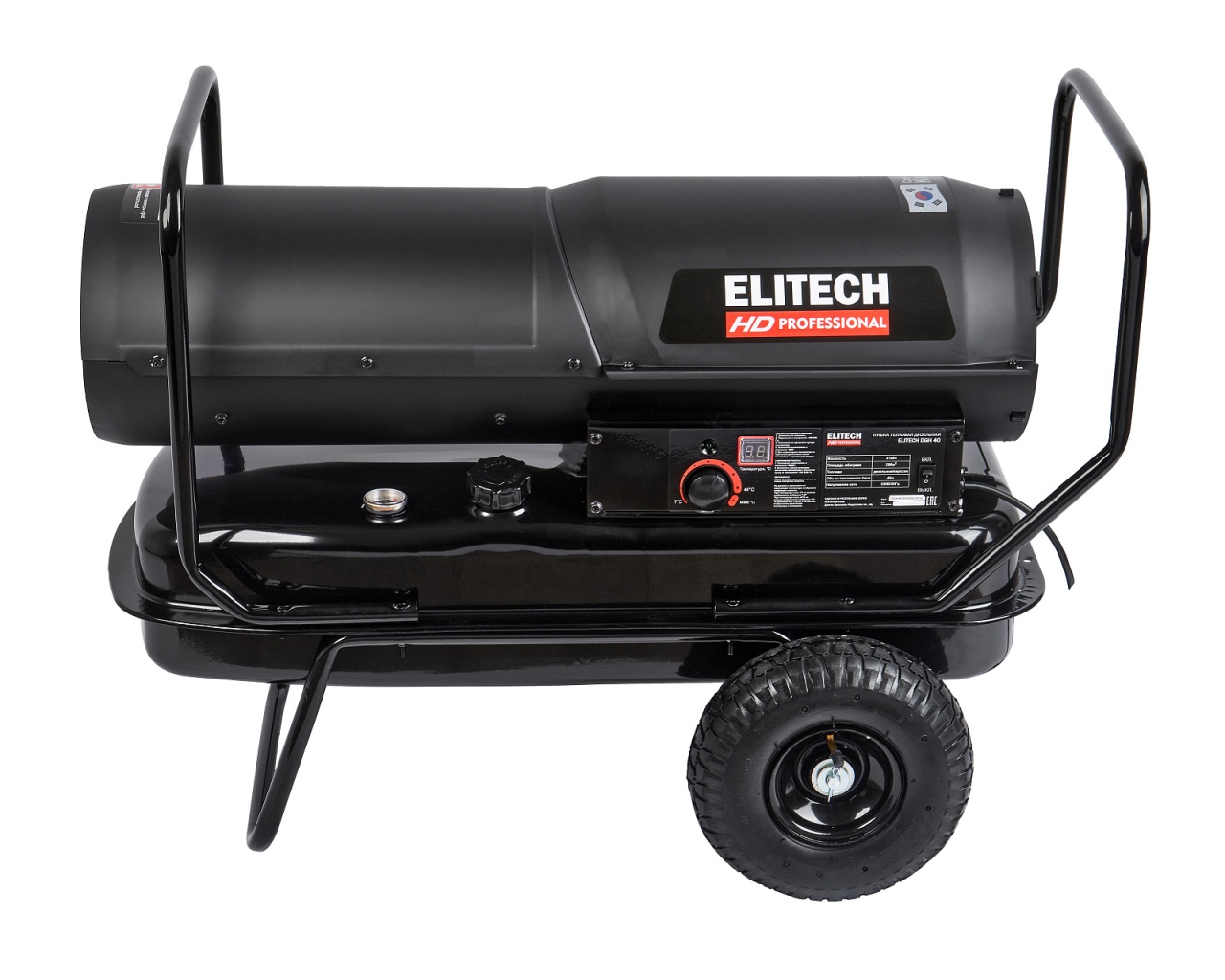 Пушка тепловая, дизельная, прямого нагрева ELITECH HD DGH 40