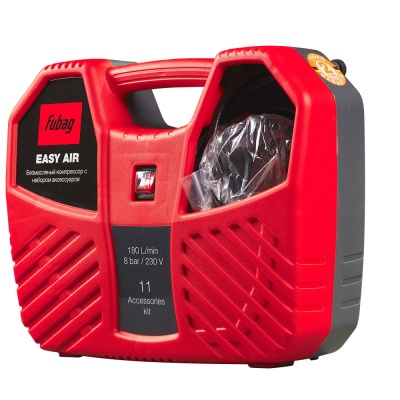 Компрессор поршневой Easy Air, коаксиальный, безмасляный FUBAG 646027