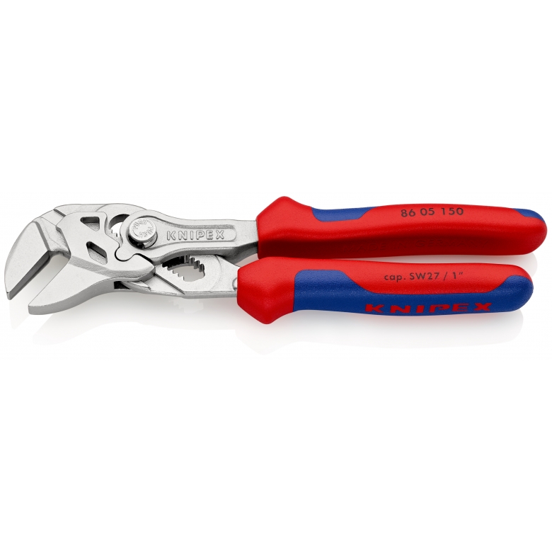 Захват-ключ переставной 150 мм, 0-27 мм, быстрозажимной механизм KNIPEX KN-8605150