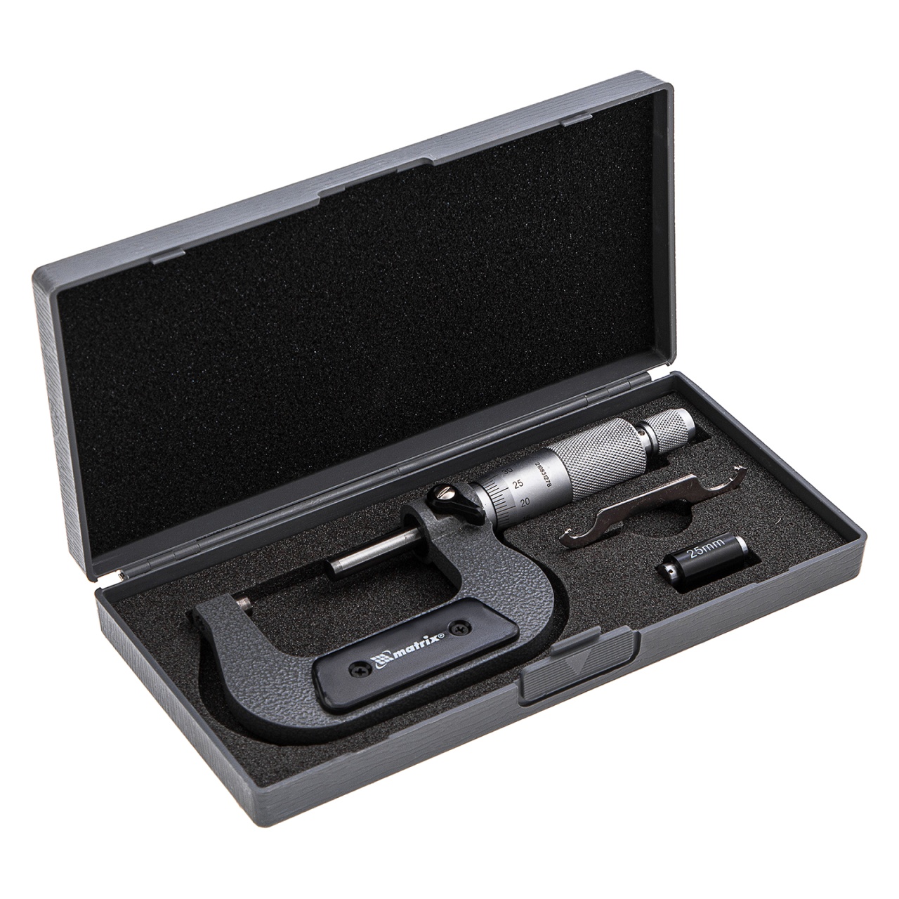 Микрометр гладкий МК-50, 0,01 мм MATRIX 317505