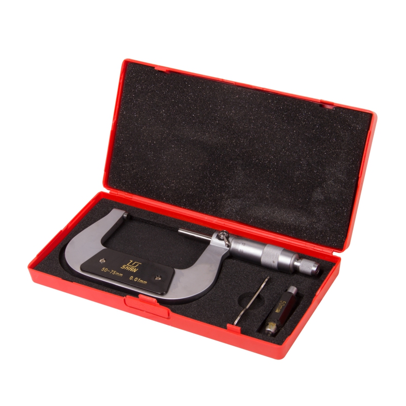 Микрометр гладкий МК-75, 0,01 мм SHAN 123740