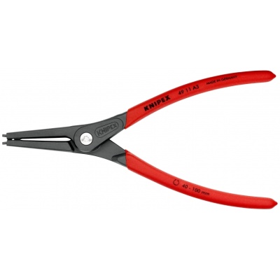 Съемник для стопорных колец 225 мм, прямые, разжатие KNIPEX KN-4911A3