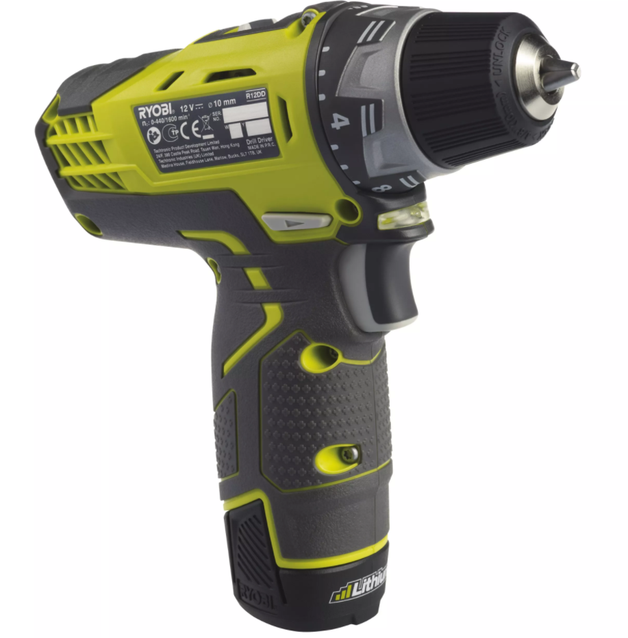 Аккумуляторная дрель-шуруповерт,12В RYOBI R12DD-LL13S