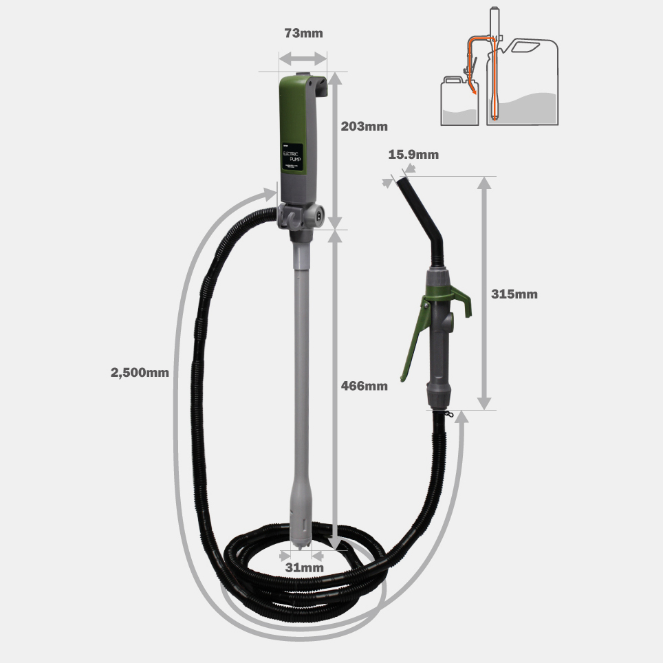 Насос для перекачки топлива и технических жидкостей, 12 В SMART POWER SP2010EP