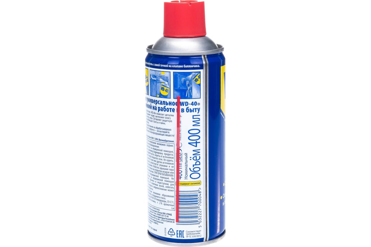 Смазка универсальная WD-40, аэрозоль, 0,4л WD-40 WD0002