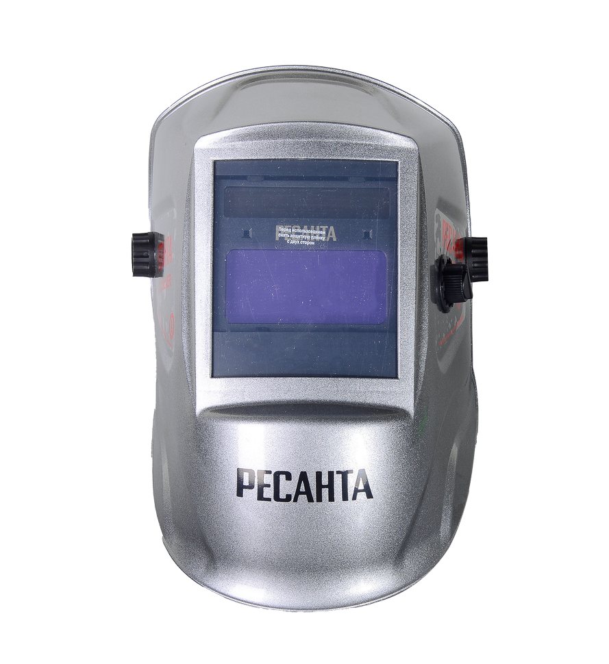 Маска сварочная МС-2 SILVER, регулируемый фильтр РЕСАНТА 65/116