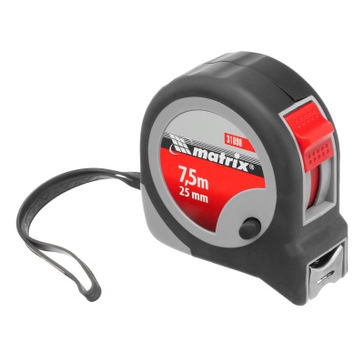 Рулетка измерительная Continuous fixation 7,5 м MATRIX 31090