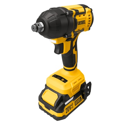 Гайковерт аккумуляторный ударный 1/2", CIWH-BL-20-500, 500Нм, 20 В, кейс DENZEL 26524