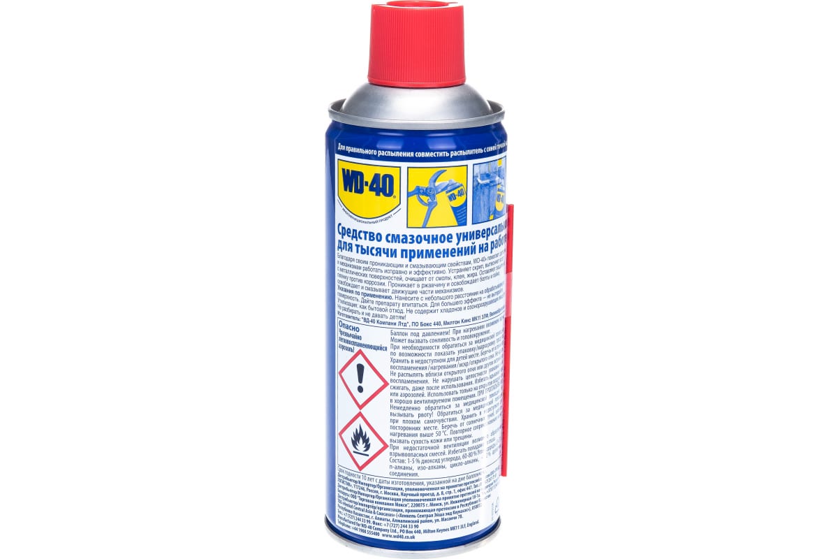 Смазка универсальная WD-40, аэрозоль, 0,4л WD-40 WD0002