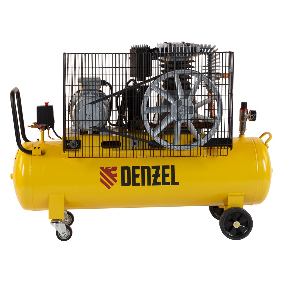 Компрессор поршневой BCI4000-T/100, ременный DENZEL 58123