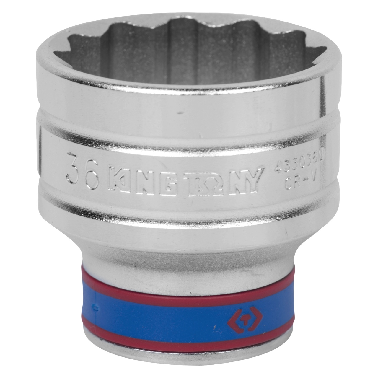 Головка торцевая стандартная двенадцатигранная 1/2", 36 мм KING TONY 433036M