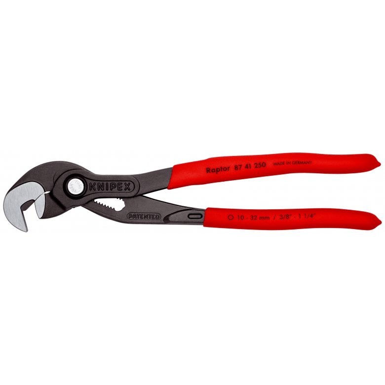 Захват-ключ переставной Raptor® 250 мм, 10-32 мм, быстрозажимной механизм KNIPEX KN-8741250