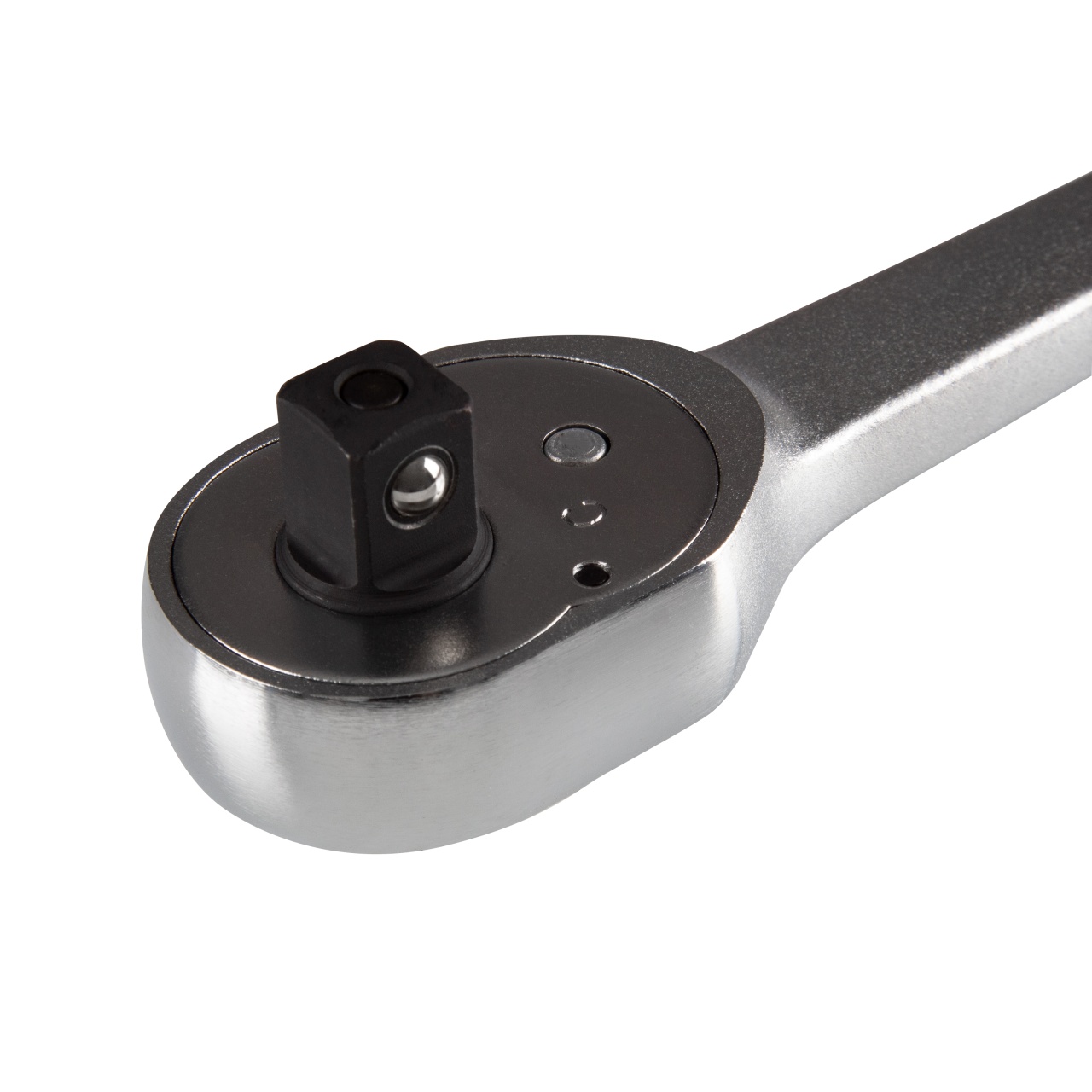 Трещотка 1/2", 262 мм, 32 зубца, флажковая с кнопкой KING TONY 4771-10GR