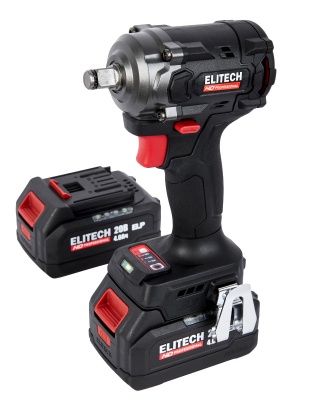 Гайковерт аккумуляторный ударный 1/2", 400Нм, 20 В, кейс ELITECH HD CW 2004SL (E2201.056.02)