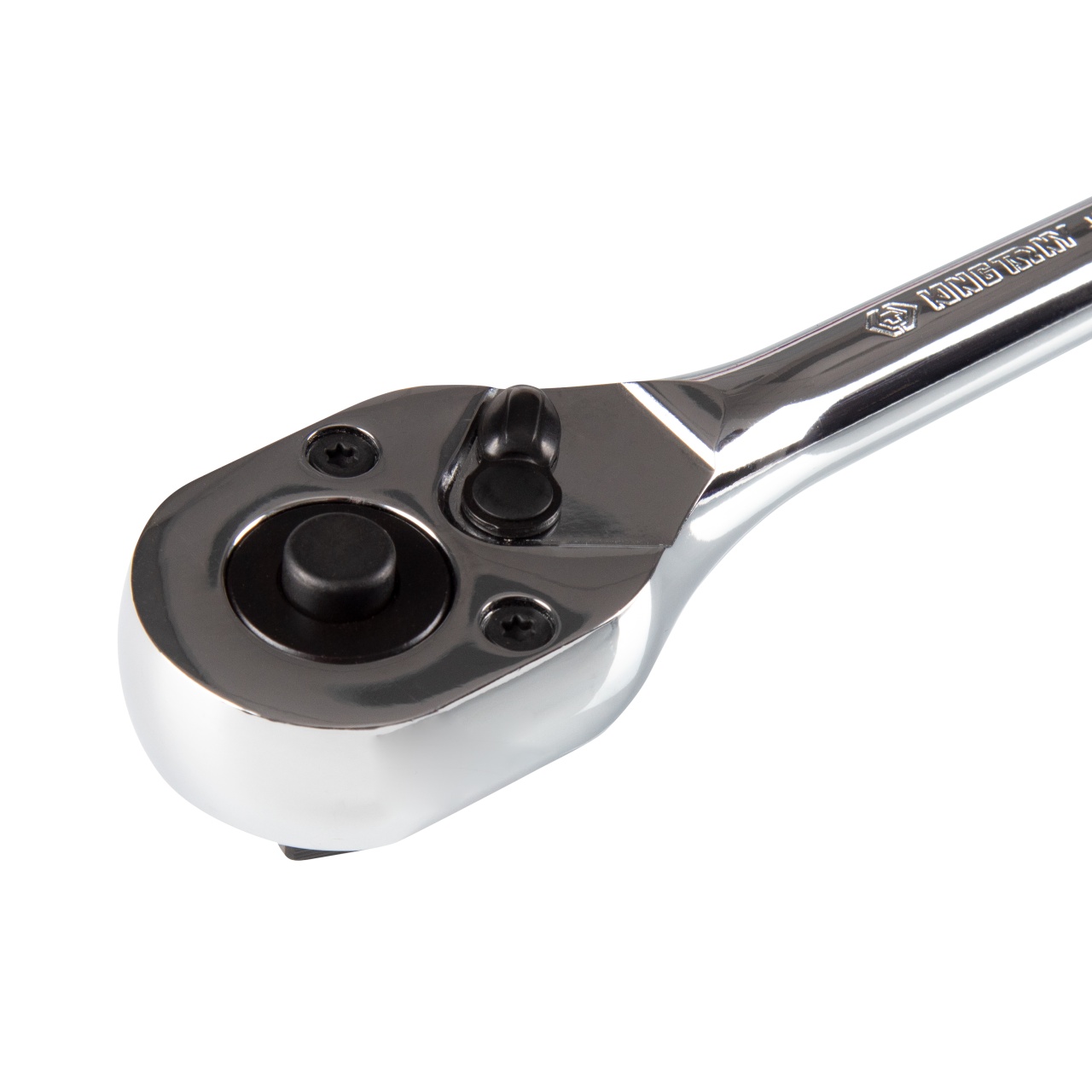 Трещотка 1/2", 375 мм, 32 зубца, флажковая с кнопкой KING TONY 4762-15G