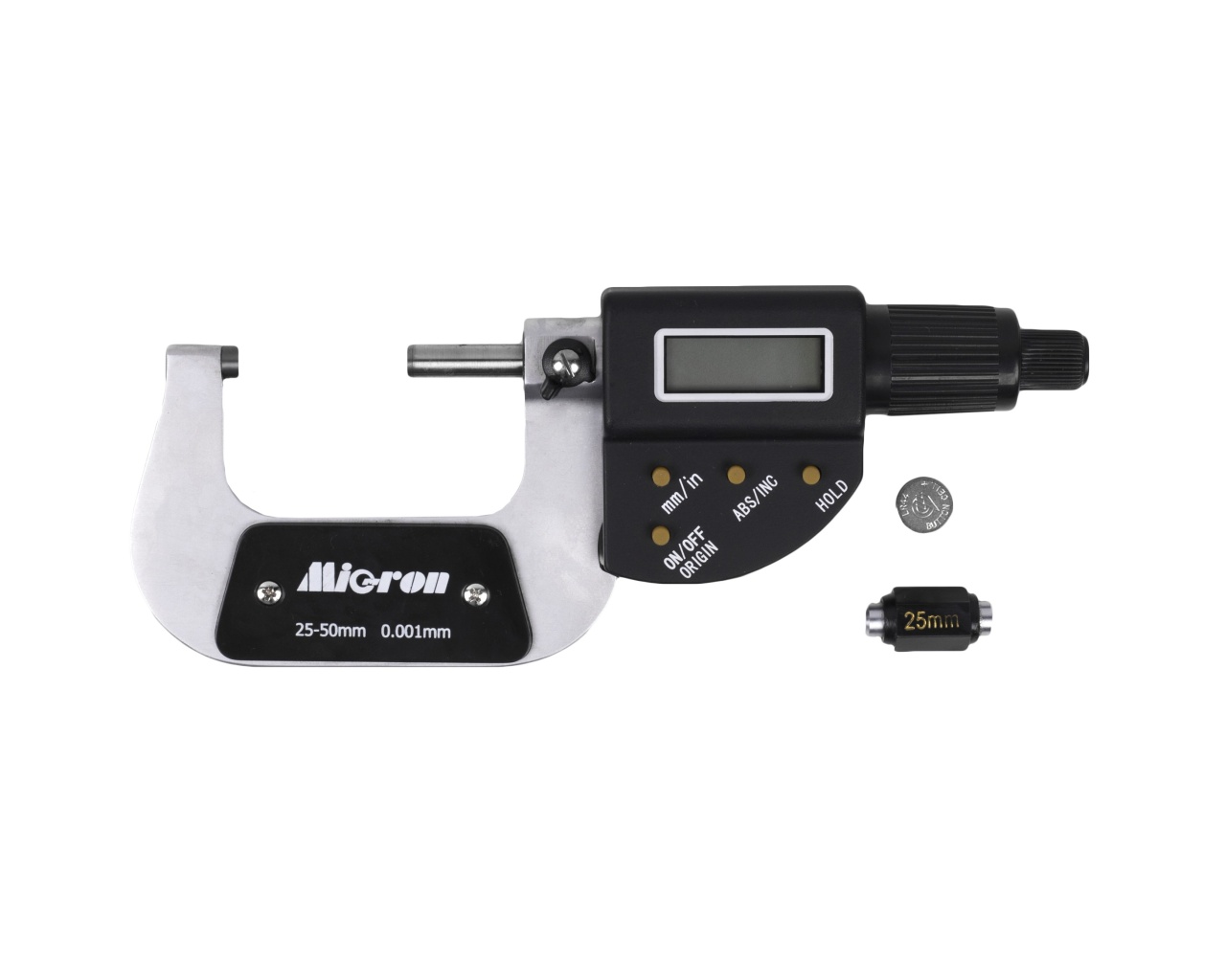 Микрометр гладкий МКЦ-50, 0,001 мм, электронный MICRON 122040