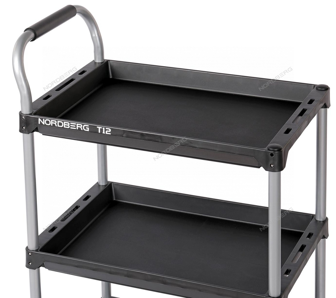 Тележка открытая, 3 полки, пластиковая NORDBERG T12