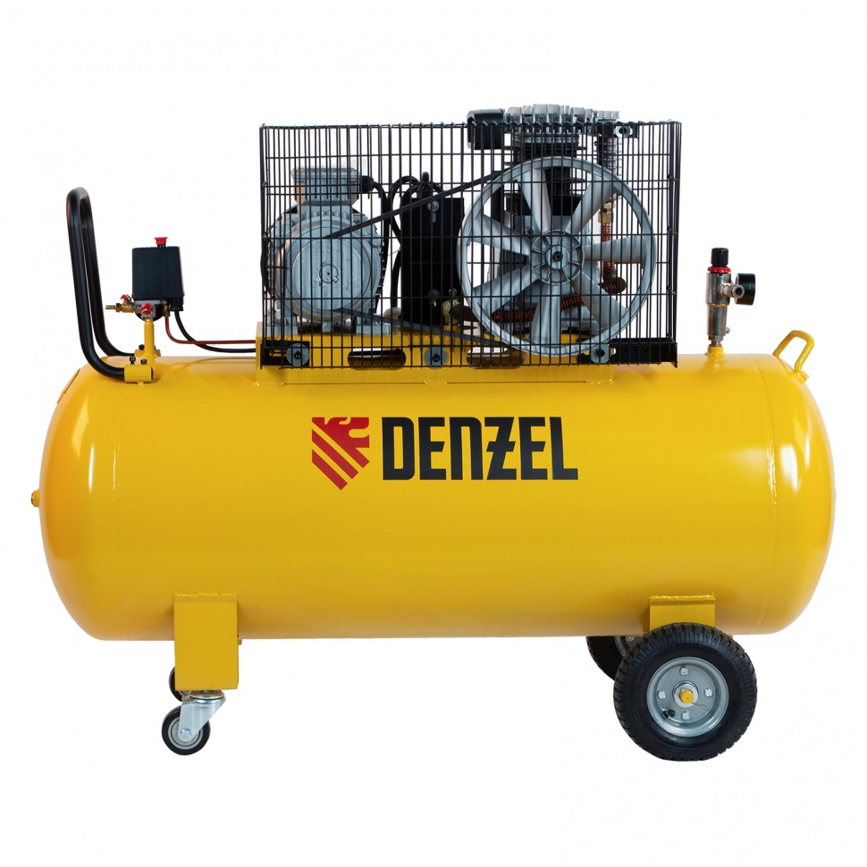 Компрессор поршневой BCI3000-T/200, ременный DENZEL 58119