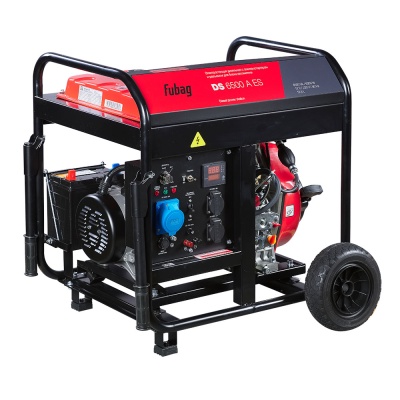 Генератор дизельный DS 6500 A ES, 6,0 кВт, с электростартером FUBAG 646233