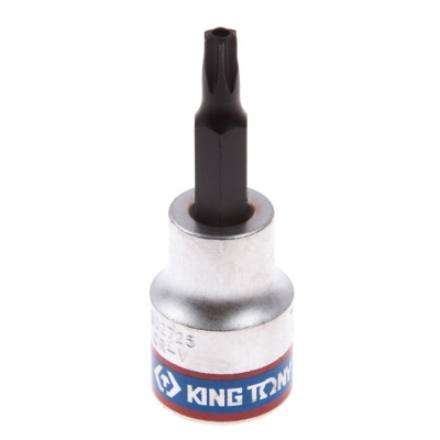 Насадка (бита) торцевая 3/8", Torx, T25, L = 50 мм, с отверстием KING TONY 302725