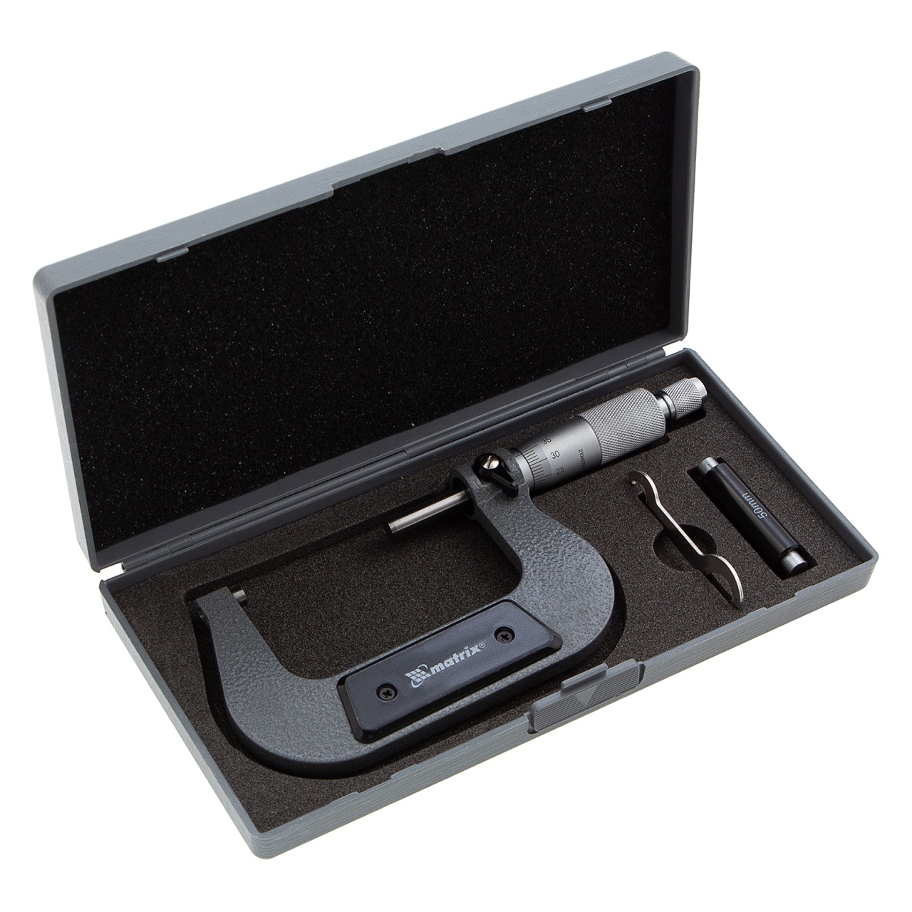 Микрометр гладкий МК-75, 0,01 мм MATRIX 317755